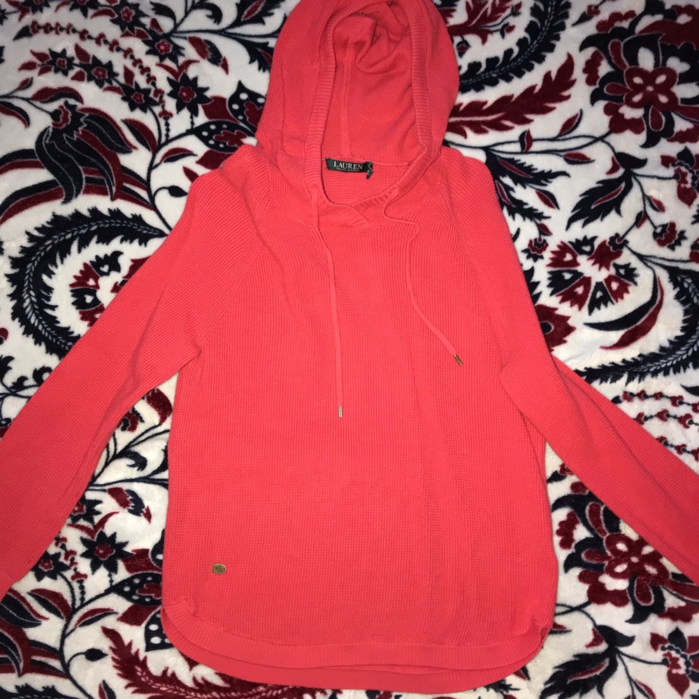 Red orange sweater